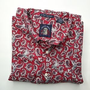Vintage Salty dog short sleeve button down shirt